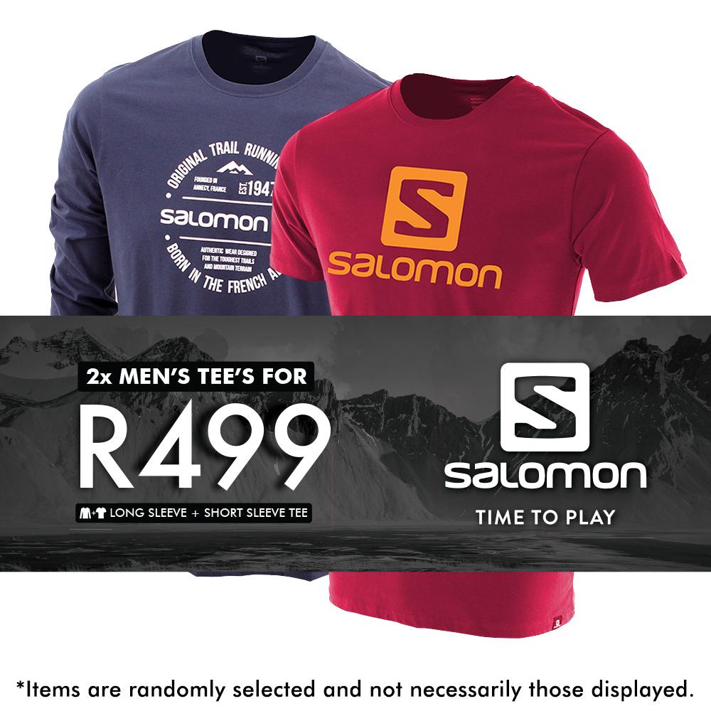 T-Shirty Męskie Salomon RETAIL MEN SS AND LS 2 PACK TEES - Kolorowe - Polska (378-ZNUCQV)